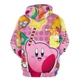 thumbnail image 2 of Kirby Hoodie 3D Print Pullover Hooded Long Sleeve Sweatshirts Tops Blouse with Pocket for Mens Womens, 2 of 7