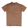thumbnail image 4 of JAJAHO Mens Henley T Shirt Casual Pocket Tee Summer Short Sleeve Solid Color Loose Fit Tshirts Soft Tops, 4 of 4