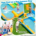thumbnail image 5 of Patiojoy Inflatable Water Slide Park Giant Bounce House with Double Long Slides Boxing Splash Pool Jumping Area, 5 of 9