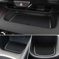 thumbnail image 5 of Tapis de Voiture Antidérapant sur Mesure pour Porte Croisée de la Console Accessoires de Rangement Anti-Poussière (5 Pcs Rouge), 5 of 5