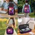 thumbnail image 3 of Pzuqiu Lightning Basketball 17 Inch School Backpack Set 4PCS for Boys Girls Breathable Back School Bag with Insulated Lunch Box Pencil Case Water Bottle Holder for Teens Boys, 3 of 7