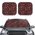 thumbnail image 6 of Lsque Beef3 2 PCS Windshield Sun Shade | CarFoldable Window Covers | Car Accessories Reflect UV for Universal Cars SUV Truck | Medium, 6 of 7
