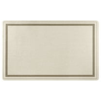 REGALWOVEN Modern Soft Comfort Kitchen Rug Absorbent Non Slip Kitchen Mat Washable Mats for Floor Beige 24" x 36"