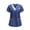 Blue-Womens tops, variant on FNFYFH Scrub Tops for Women Soft Stretchy Nurse Scrubs Loose Fit Scrub Shirt Work Uniform with Pockets