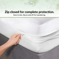 thumbnail image 3 of Liv Supply Waterproof Bed Bug Mattress Protector | Hypoallergenic and Breathable Zipper Mattress Cover - King, 3 of 7