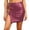 A-Wine780, variant on Womens Leather Cutout O-Ring Skirt Bodycon High Waist Leather Skirt Smooth Edgy Club Skirts