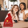 thumbnail image 4 of Fiudx Liquidación de ofertas flash Bolso de mano con asa para muñeca, bonito bolso de mano de punto para caramelos navideño, con textura prémium, para regalo de mujer, 4 of 6