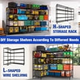 thumbnail image 5 of TrumanPick 72"W Adjustable Storage Shelves 76"H Wire Shelving Unit 5 Tier Garage Shelving Steel Shelf Heavy Duty Organizer Rack for Pantry Kitchen Basement, 16"D x 76", 5 of 9