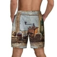 thumbnail image 4 of Balery Oil Lamp Coffee Beans Mens Swim Trunks Swim Shorts for Men Quick Dry Inseam Beach Shorts with Compression Liner Pocket-Medium, 4 of 9