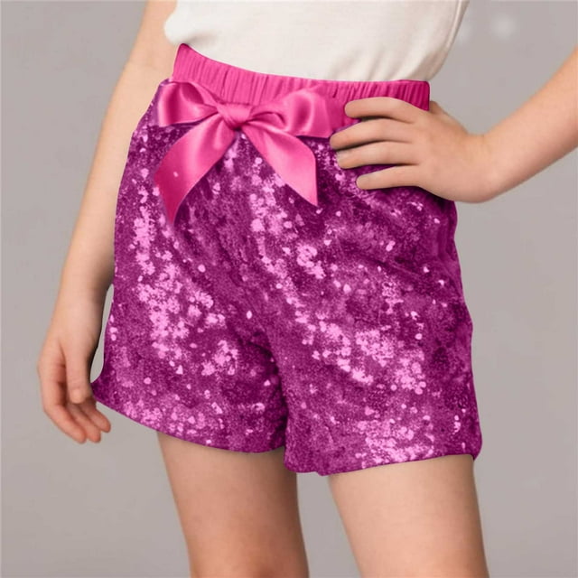 Cowsor Girls Shorts Toddler Sequin Shorts Sparkles on Both Sides