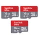 thumbnail image 1 of [Tarjeta de memoria] SanDisk Ultra microSDHC UHS-I de 16 GB (3 x 16 GB), 1 of 1