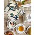 thumbnail image 4 of Blueberry Spring Leaves Kitchen Dish Towels for Drying Dishes Set of 2, Beige Botanical Branches Waffle Weave Microfiber Hand Tea Bathroom Towels Quick Dry & Absorbent Towel 15.7x23.6, 4 of 7