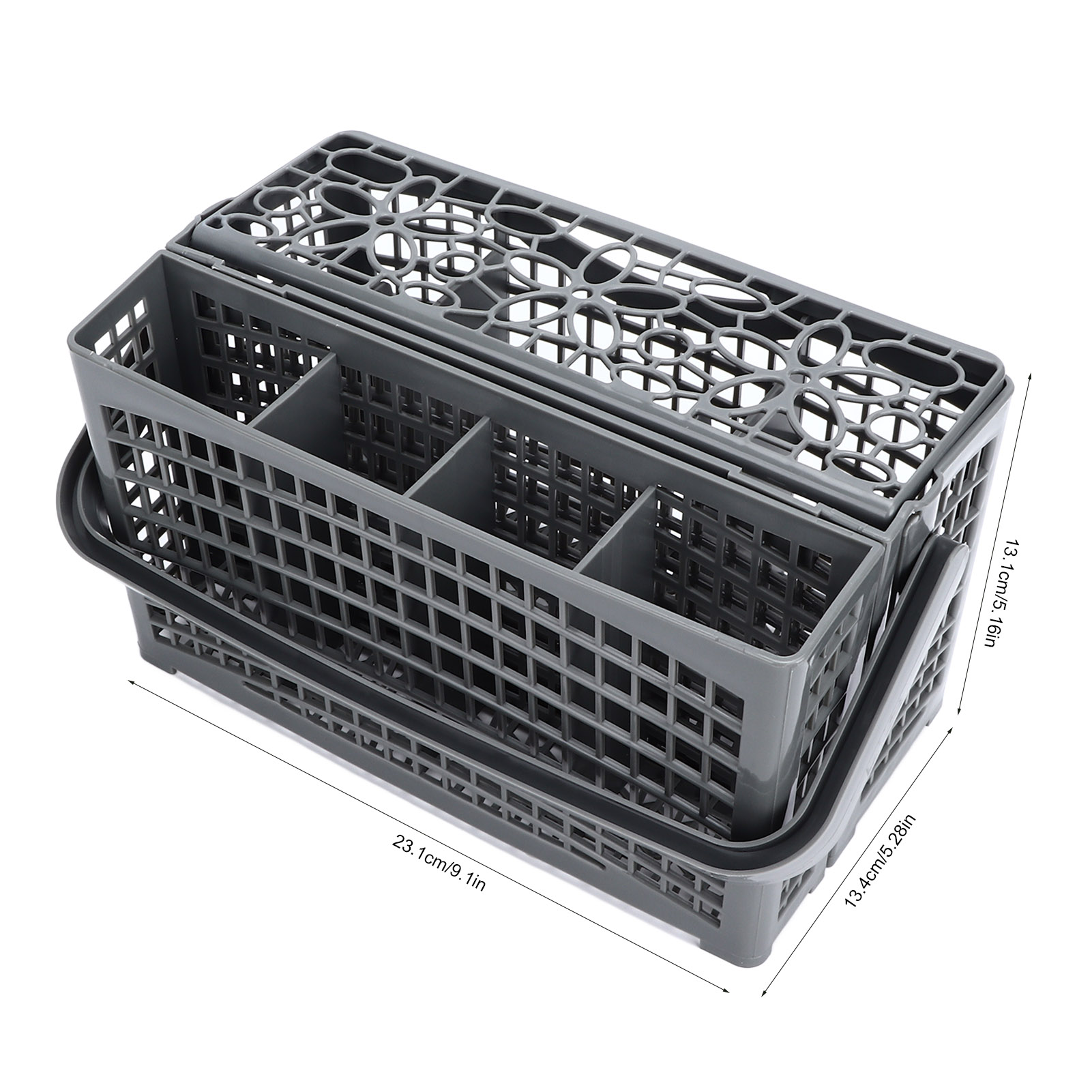 Dishwasher Silverware Basket Utensil Cutlery Holder Forks Storage Replacement Dishwasher Utensil Rack Basket for LG Kitchen Utensils ABS Material 23.1x13.1x13.4cm
