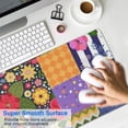 thumbnail image 4 of Long Mouse Pads for Desk,Pioneer Flower Floral Print Pattern Desk Mats on Top Of Desks, Desk Mouse Pad Extra Large with 3mm Non-Slip Base and Stitched Edge for Gaming,Office,Work,Home 31.5"x11.8", 4 of 6
