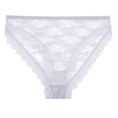 

Womens Underwear Packs Underpants Patchwork Color Bikini Solid Briefs Knickers Lace Panties 6 Pack