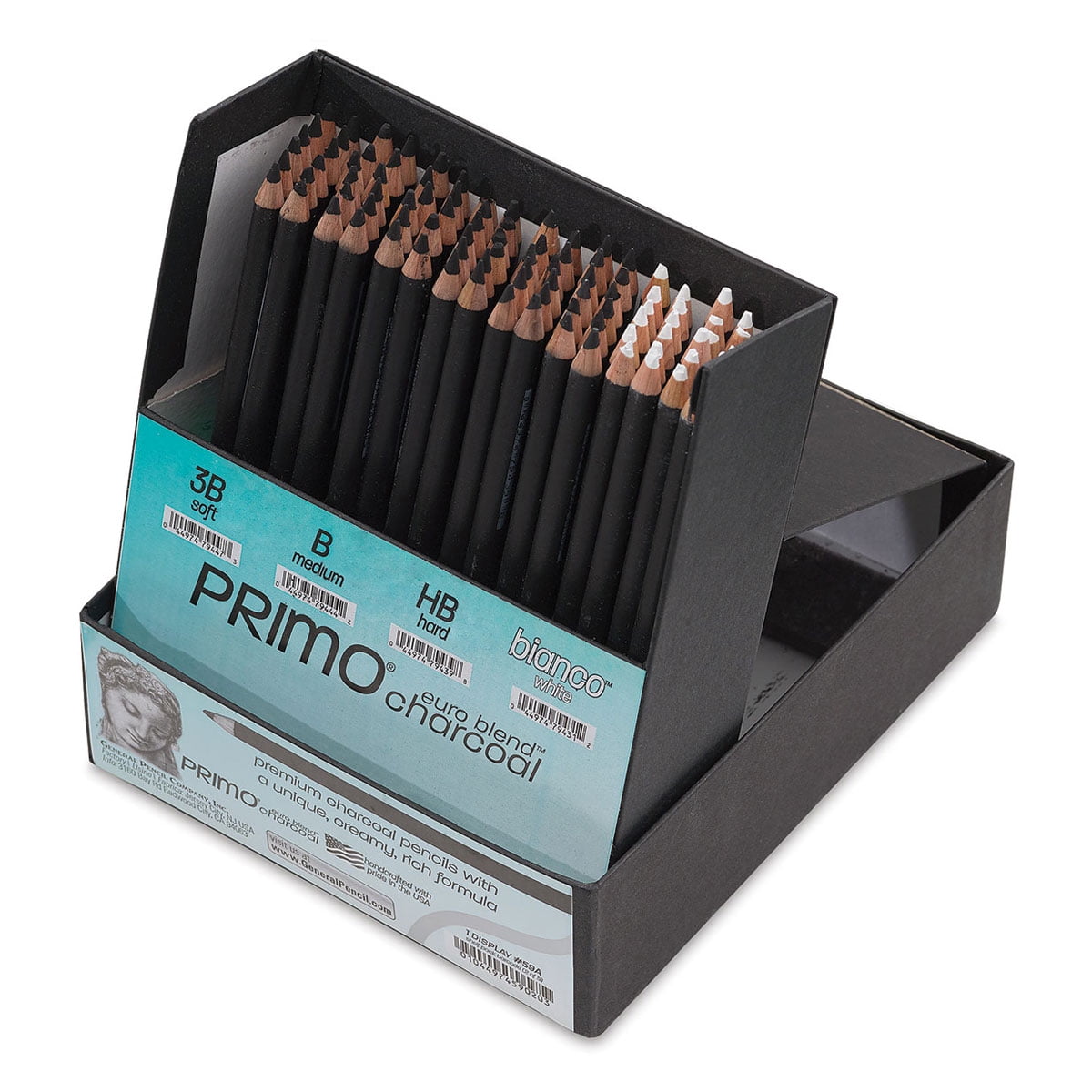 General's Primo Euro Charcoal Pencil Class Pack Set of 96 Walmart