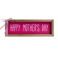 thumbnail image 3 of flangairy Happy Mothers Day Sign, Wooden Mom Decorative Signage Plaque Decor, mother's day gifts from Son Daughter, Indoor Table Top Wall Shelf Office Desk Mantle Rustic Farmhouse Decorations for Hom, 3 of 8