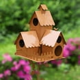 thumbnail image 4 of Zmeidao Metal Bird House with Poles - Outdoor Metal Bird House Stake Bird House, DIY Detachable Parts Stand for Patio Backyard Garden Outside Decoration for Birdhouse Lovers, 4 of 6