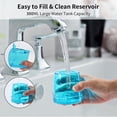 thumbnail image 3 of Portable Water Flosser with 8oz Tank 5 Cleaning Modes IPX7 Waterproof Cordless Rechargeable Oral Irrigator, 3 of 8