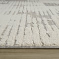 thumbnail image 4 of Rug Branch Nimbus Abstract Indoor Area Rug, Cream Grey, Modern - Living Room, Bedroom, Dining Room, and Kitchen, 4 of 5