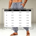 thumbnail image 3 of Mens Sweatpants Loose Fit Joggers Tapered Leg Lounge Pants Drawstring Waist Cotton Sweat Pants with Pockets Pink 3XL, 3 of 5