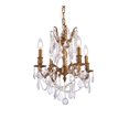 thumbnail image 1 of Elegant Lighting Rosalia 17" 4 Light Royal Crystal Chandelier, 1 of 2