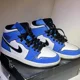 thumbnail image 2 of Size 8 - Jo r-dan 1 Mid SE Signal Blue, 2 of 6