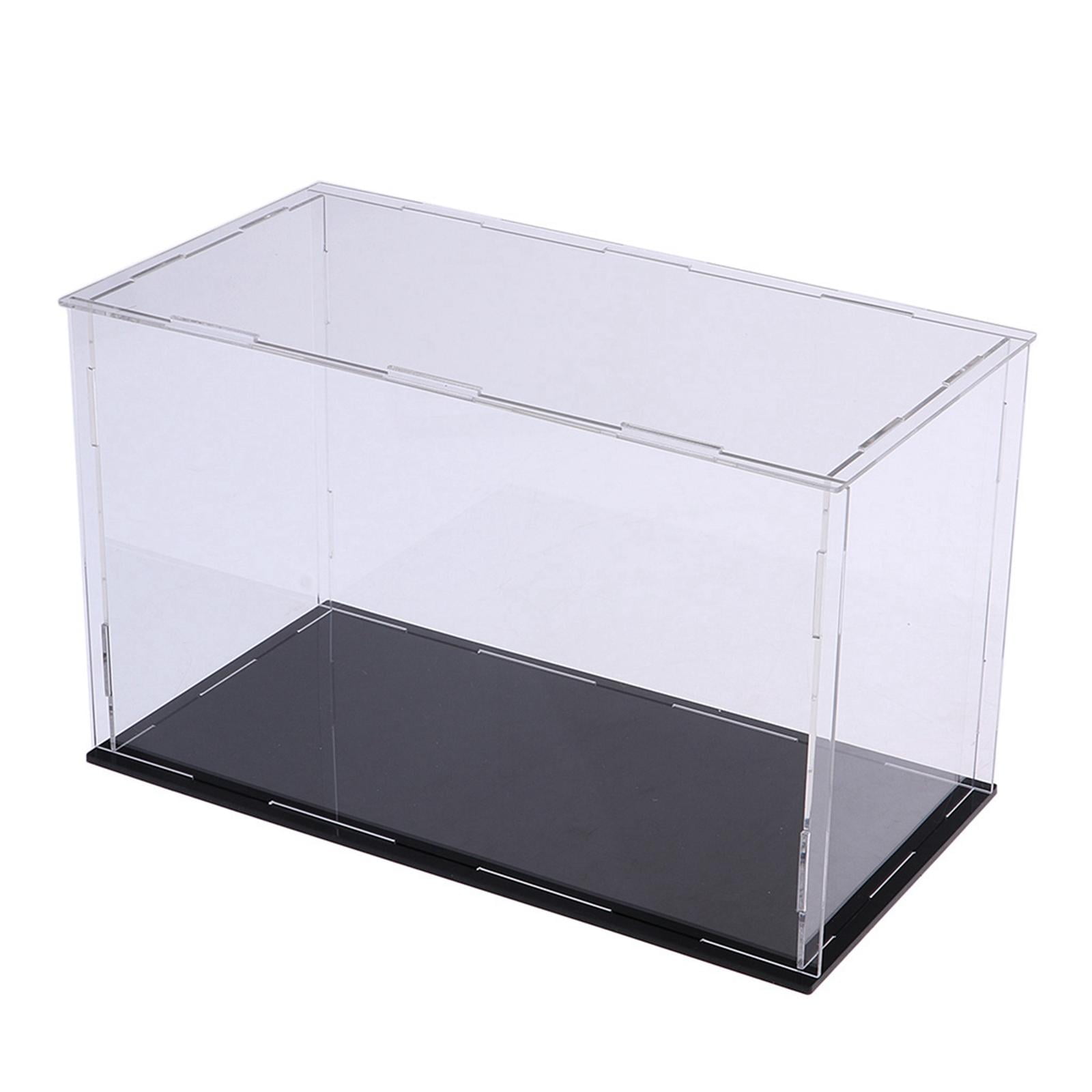 different shelf spacing avail Clear Acrylic Display Tower Case 8 x 8 x 16.5 