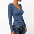 thumbnail image 3 of Diufon Long Sleeve Thermal Shirts for Women Fall Fashion Lightweight Casual Pullover Tops Knitted Tunic Sweaters, 3 of 9