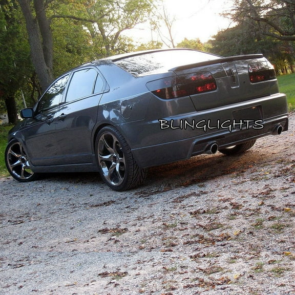 BlingLights Zephyr Tinted Tail Lights Smoked Lamps Overlays Kit 2006 Lincoln