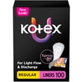 thumbnail image 1 of Kotex protectores diarios de absorción ligera, cobertura regular, 100 unidades, 1 of 7
