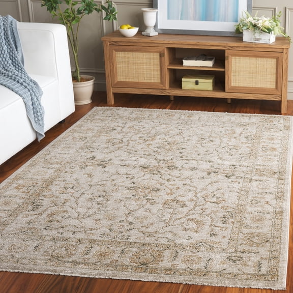 Safavieh Hazel Delores Oriental Area Rug, Ivory/Beige, 5'3" x 7'6"