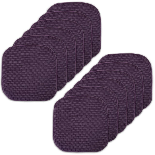 Cojín para silla Sweet Home Collection, espuma viscoelástica, 40 x 40 cm