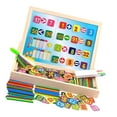 thumbnail image 1 of Abbracc Colourful Multifunctional Montessori Wooden Teaching Math Game Toy Double Style_1, 1 of 7