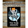 thumbnail image 3 of Metal Sign - Shiba Inu To The Moon - Durable Metal Sign - Use Indoor/Outdoor - Great Decor and Gift for Dog Lovers and Cryptocurrency Enthusiasts Under $20 (8" x 12"), 3 of 5