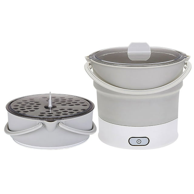 Lksixu Folding Hot Pot Boiling Pot Portable Folding Hot Pot Travel Hot Pot Kettle Kitchen Gadgets