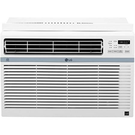 LG 8,000 BTU Smart Window Air Conditioner, Cools up to 350 Sq. Ft., Smartphone and Voice Control works with LG ThinQ, Amazon Alexa and Hey Google, ENERGY STAR®, 3 Cool & Fan Speeds, 115V