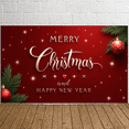 thumbnail image 5 of Decorative Design Christmas Banner Holiday Decoration New Year Decoration for Home Party Office Celebration, 5 of 9