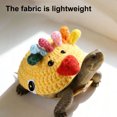 thumbnail image 3 of Hioecau Knitted Turtle Sweater Tortoise Shell Chick Costume Handmade Chicken Warm Outfit with Adjustable Strap for Tortoise Turtle Photo Prop Party Costume, 3 of 7