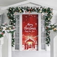 thumbnail image 6 of BOBOMOTI Nativity Christmas Door Cover, Jesus Holy Night Christmas Door Decorations for Front Door, Christmas Holiday Indoor Outdoor Home Decor, 6 of 7
