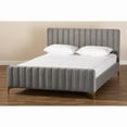 thumbnail image 5 of Baxton Studio Gold Finished Queen Size Platform Bed, 5 of 11