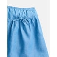 thumbnail image 2 of Wonder Nation Girls Denim Bow Skort, Sizes 4-18, 2 of 3