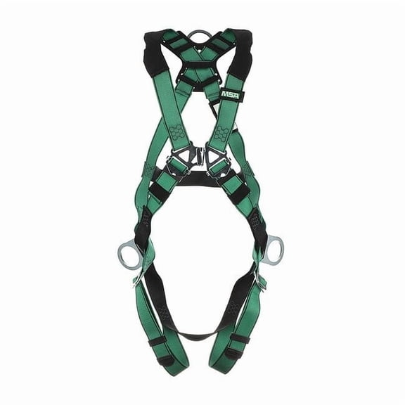 Msa Safety Full Body Harness,V-FORM,2XL 10197232