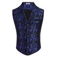 thumbnail image 2 of COOFANDY Paisley Vests for Men Victorian Suit Vest Gothic Tuxedo Vests Retro Vest, 2 of 6