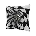 thumbnail image 2 of Wukai 3D Vortex Illusion Premium Polyester Fleece Pillow Covers with Hidden Zipper Closure,Luxuriously Soft and Durable-16"x16", 2 of 7