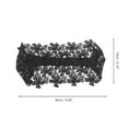 thumbnail image 2 of Unique Bargains 1 Pc Fashion Faux Pearl Floral Wide Headwrap Black, 2 of 5