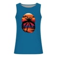 thumbnail image 3 of Titcea Tank Tops Men Graphic Printed Round Neck Sleeveless Shirt Summer Beach Vacation Outdoor Sports Gym Fashion T-Shirts, 3 of 4
