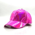 thumbnail image 4 of Rainbow Reflective Caps Men Fluorescent Hat  Hip-Hop Fashion Mewah untuk Berubah Warna Pelangi Bisbol Adjustable Shiny Holographic Baseball Cap Rainbow Reflective Hip Hop Rave Hat Metallic Casual Cap, 4 of 8