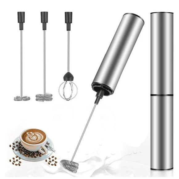 USB Rechargeable Electric Milk Frother, Portable Coffee Frother