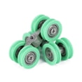 thumbnail image 4 of Rouleaux de Porte de Douche, 2 Pcs Roues en Forme de U Pièces de Rechange pour Porte de Douche en Acier Inoxydable Roues en Forme Fonctionnalité Polyvalente, 4 of 14